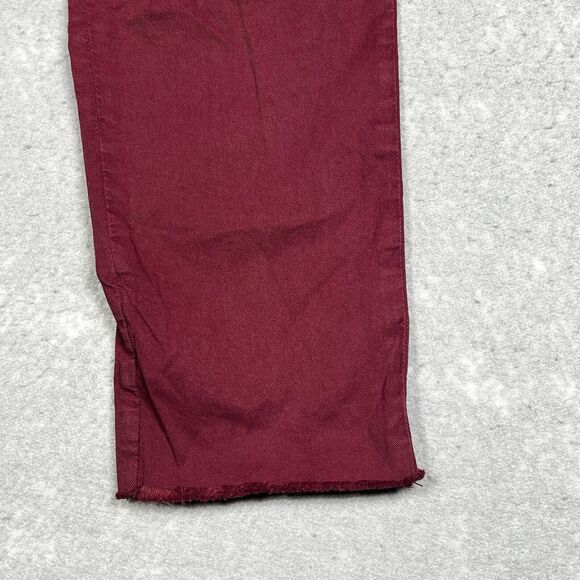 Frank & Eileen Pants Size 0 Wicklow Italian Performance Chino Stretch Raw Hem - Picture 5 of 12